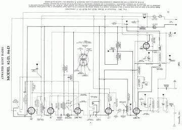 Atwater Kent 84D schematic circuit diagram